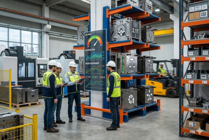 2 Tonluk Kalıp Depolamada Raf Tipi Seçimi Devrilme Riski ve Erişim Ergonomisi Dengesi