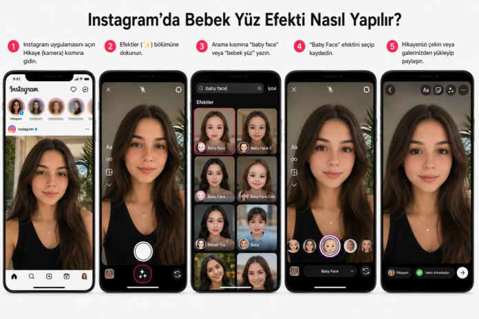 Instagram’da Bebek Yüz Efekti Nasıl Yapılır